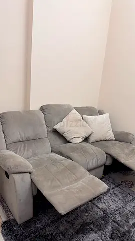 4-seater sofa  gray recliner very comfortable sofa