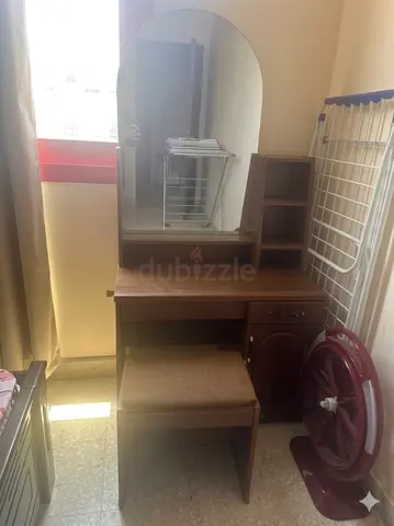 Dressing Table with Chair – Good Condition – Available from May 2