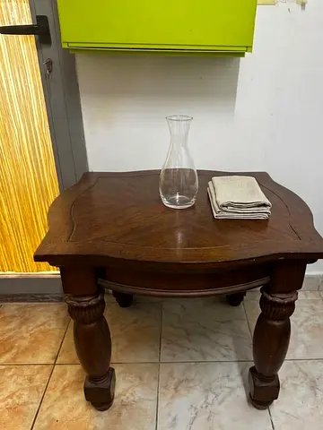 Urgent Sale - Solid Wood Carved Side Table