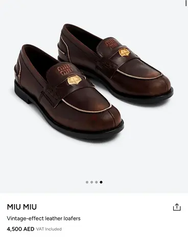 Miu miu loafers