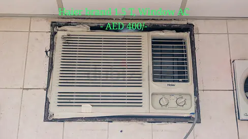 Haier 1.5 Ton Window AC - Used, Good Working Condition
