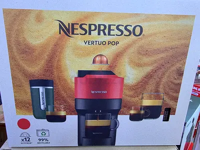 Nespresso Vertuo Pop Red Coffee Machine - Brand New in Box