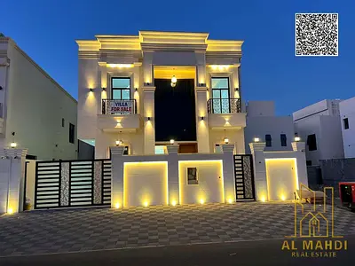 🏡 5 Master Bedroom Villa with Roof & Central AC for Sale in Al Helio – Ajman | 🧾 Fees Included |