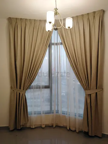 curtains with sheer inner panels per meter