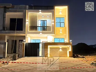 Two-story villa with a rooftop terrace, available for immediate occupancy in one of Ajman's most prestigious areas. The price includes registration an