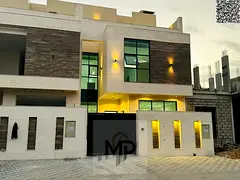 For sale villa - two floors &amp; a large yard - close to Sheikh Mohammed bin Zayed Street - free ow