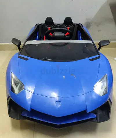Electric Ride-On Sports Car for Kids — Blue, 2-Seater collect by Tomorrow