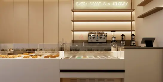 Cafe Renovation and Fit out | Turnkey Bakery  Gelato Shop Fit-Out | Dubai