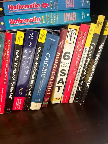 SAT  IB Math and Calculus Textbooks and Workbooks Bundle