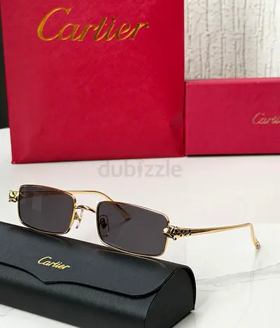 Genuine Cartier Gold Frame Sunglasses with Case