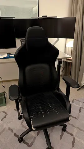 Black Ergonomic Gaming/Office Chair with Adjustable Headrest (Used)