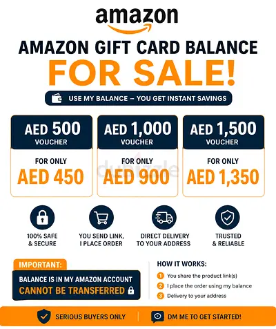 Amazon Purchases at Discount – Safe Order Placement (No Transfer)