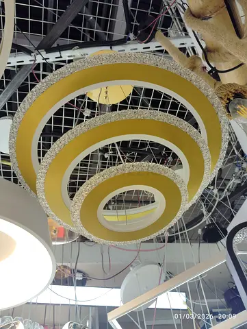 Modern LED Ring Chandelier Light | Luxury Ceiling Light | Home Decor