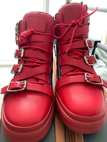 Giuseppe Zanotti COBY Men’s Mid top sneakers Red