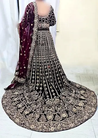 Bridal dress with trail from Dimple in 100 aed only