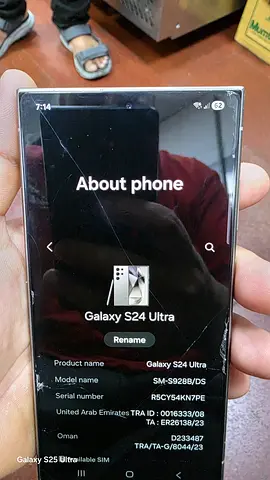 Samsung Galaxy s24 ultra with box only use 11 month 1 month warranty cable and adopter