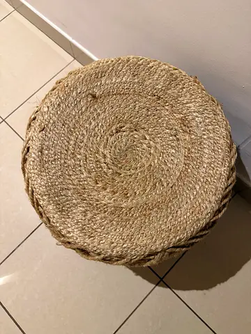 Jute Pouffe