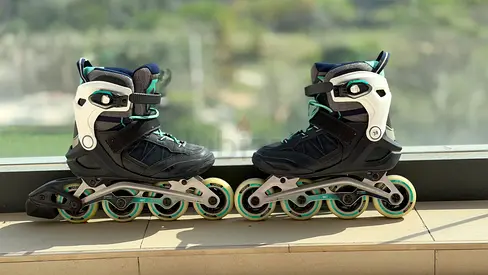 Used Oxelo Inline Skates — Good Condition, Lightly Used