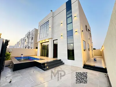 Villa with all registration and ownership fees included, ready to move in, in one of the most prestigious areas in Ajman, freehold.