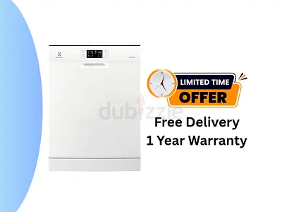 Electrolux Freestanding Dishwasher 60cm, 6 Programs, Inverter Motor,