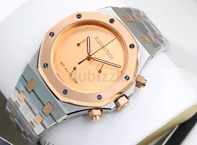 Audemars Piguet Royal Oak Style Two-Tone Mens Master Copy Watch (Quartz)
