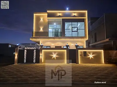 Villa for sale at ajman| al helio2 area| 5 master rooms, majlis, hall, roof, maid room | freehold| 0 registration fees and negotiable price.