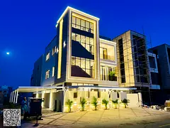 Luxury villa for sale, two floors and a rooftop, with elevator, all-inclusive price including regist