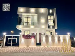 Own a modern villa with a personal finish, two floors, a roof, and a swimming pool, at a price that