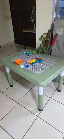 Kids Activity Play Table with building blocks- Good Condition