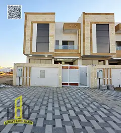 Villa for sale, including registration fees, water, electricity, water desalination unit, and facing