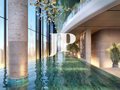 أفضل سعر | خطة سهلة | عائد مرتفع لشقة بغرفة نوم واحدة | برج خليفة وإطلالة على البحر | الطابق العلوي مفروش