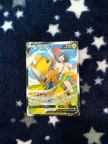 Zeraora V Pokémon card