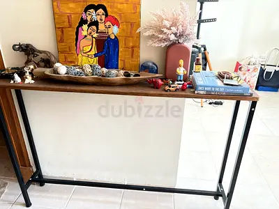 Console Table Side Table for Living Room End Table Bar Sofa High Small Tables Narrow Furniture