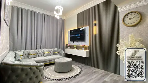 🏡 للإيجار غرفه وصاله مفروش بالحميدية – أبراج الجاردن سيتي فرش كامل في موقع مميز بأبراج الجاردن سيتي – الحميدية، يتميز بتصميم عملي