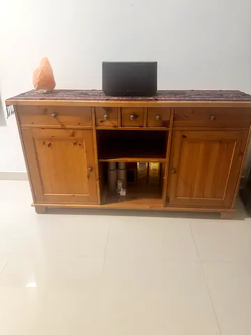 Solid Pine Wood Side Board