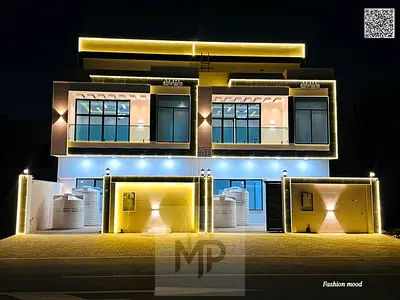 Townhouse for sale at ajman| al Yasmeen area| 5 master rooms, majlis, hall|, roof | freehold | the price including registration fees.