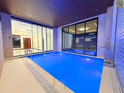 Excellent two-story villa with a rooftop pool. Freehold ownership for all nationalities. Price includes everything: electricity, water, air conditioni