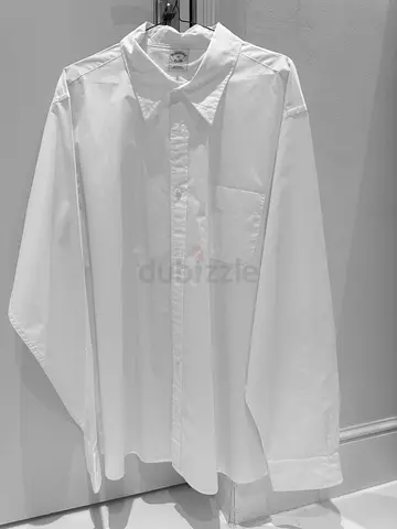 Mens Brooks Brothers -White Long-Sleeve Dress Shirt - 300 AED