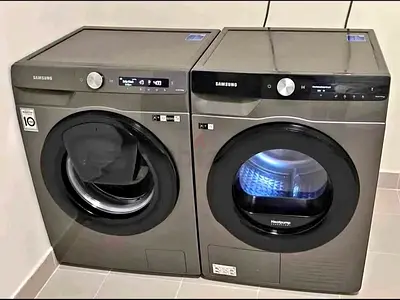 Samsung 9kg washer and 9kg dryer separate set same like new condition perfect working
