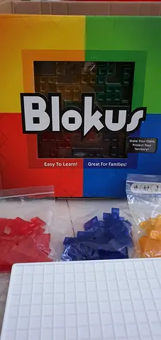 Blokus board game with pieces - complete set