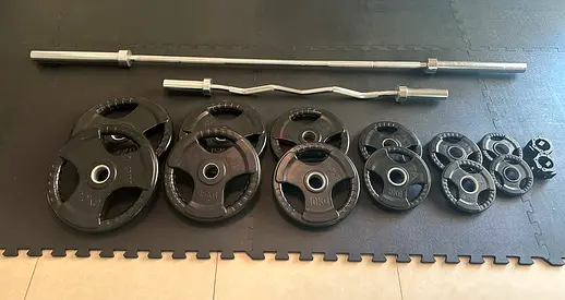 Sport bar with weights