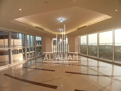 Full sea view | Balcony | Maid room | ready to Move |