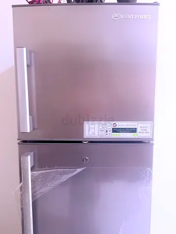 Westpoints Silver Double-Door Refrigerator - Compact, Good Condition