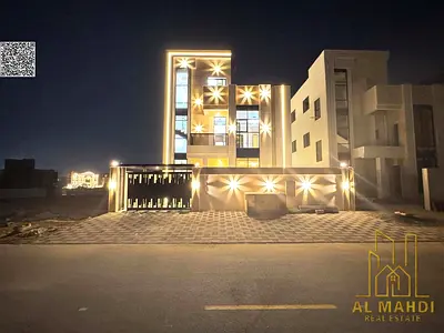 فيلا فاخرة للبيع في الحليو 2 عجمان | 5 غرف ماستر | مساحة بناء 3700 قدم | تكييف مركزي | أفضل سعر شامل