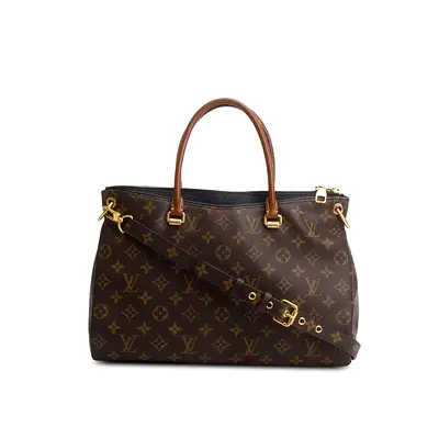 Authentic Louis Vuitton Monogram Pallas Tote w/ Strap
