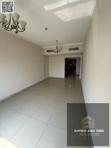 Largest 3BR apartment, hall, 5 baths, maid room, laundry, free parking, 1 month free, free central gas, prime location, easy access to Dubai & Sharjah