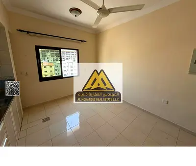 Studio for annual rent in Al Hamidiya 1, Ajman. Prime location near Ajman University and services. Price AED 18,000 yearly, payment in 4 or 6 installm