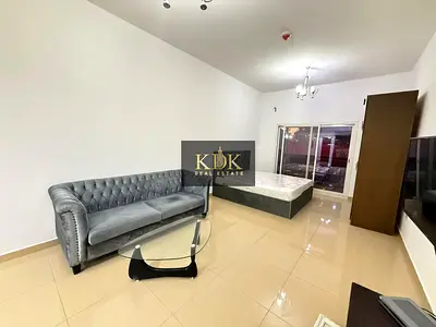 Furnished Studio | Botanica JVC | Balcony & Pool Access