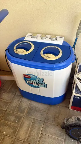 Portable Twin Tub Washing Machine - 7kg (Blue/White)