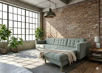Ikea landskrona l shape Sofa
